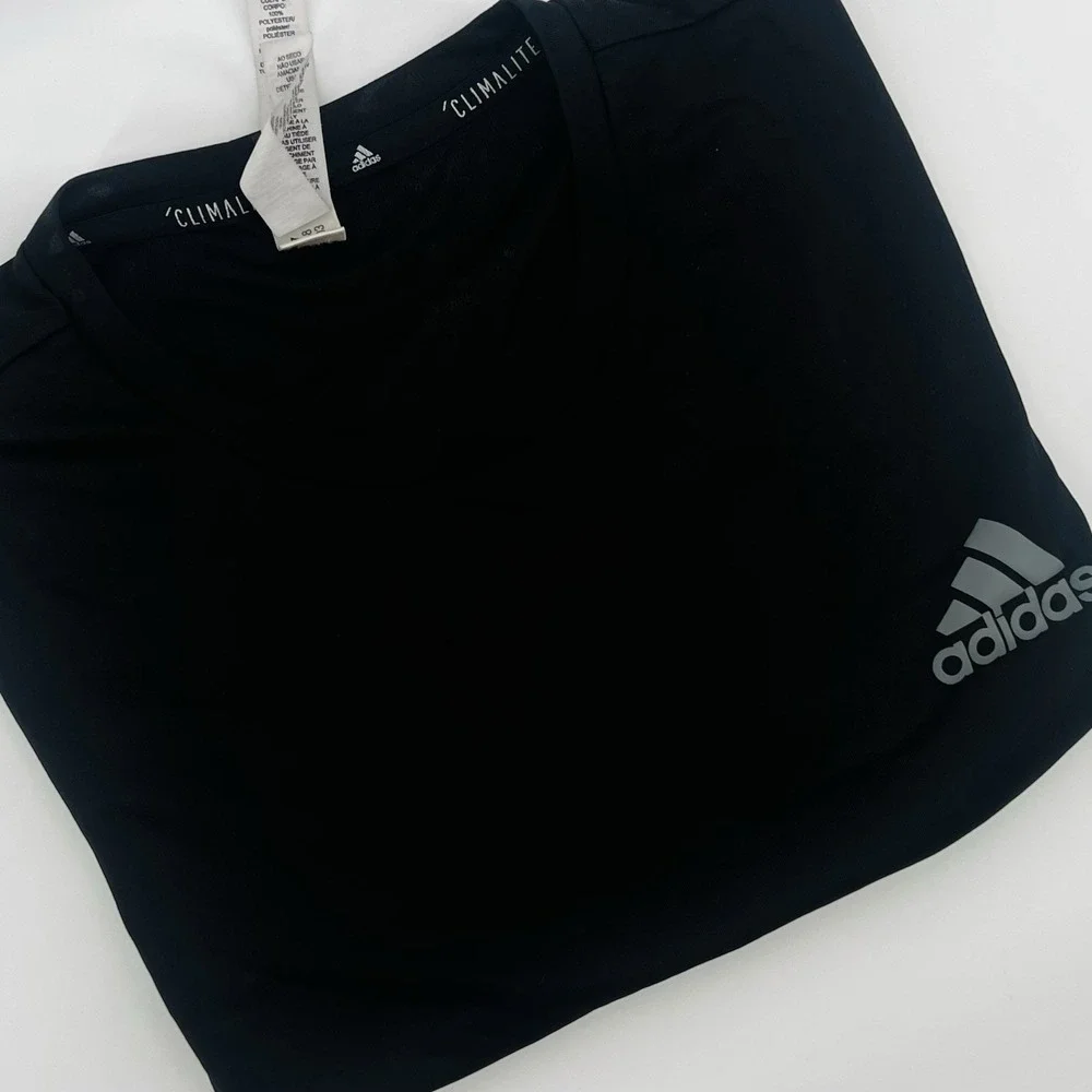 Adidas Climalite Black Athletic Training T-Shirt Men's Size M‎